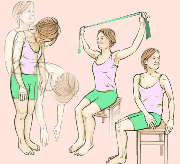 Грудной остеохондроз: упражнения для гибкости и подвижности