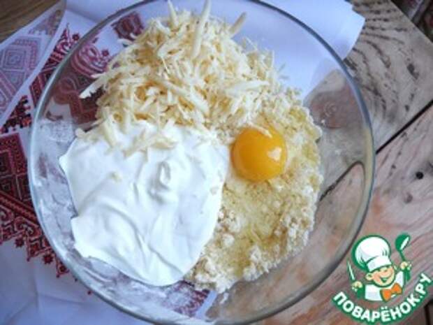 Пирог с сыром и колбасой ингредиенты