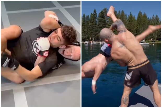 Mark Zuckerberg MMA training