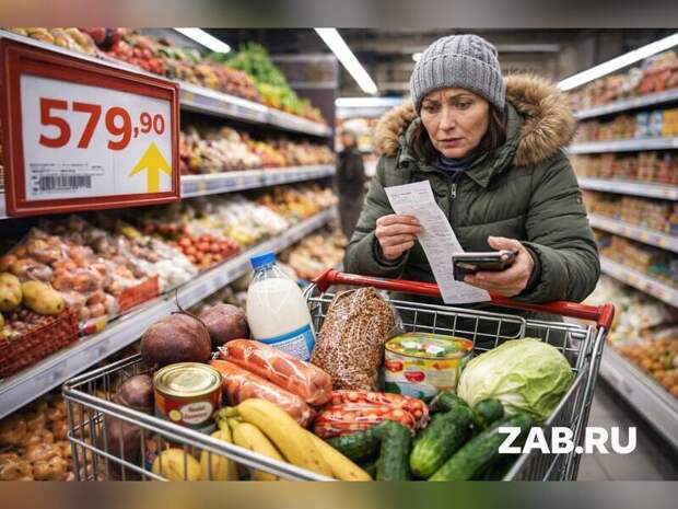 Цены на продукты в Забайкалье выросли до 4,8%