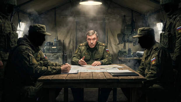 Герасимов: русские войска продолжили наступление в направлении Славянска