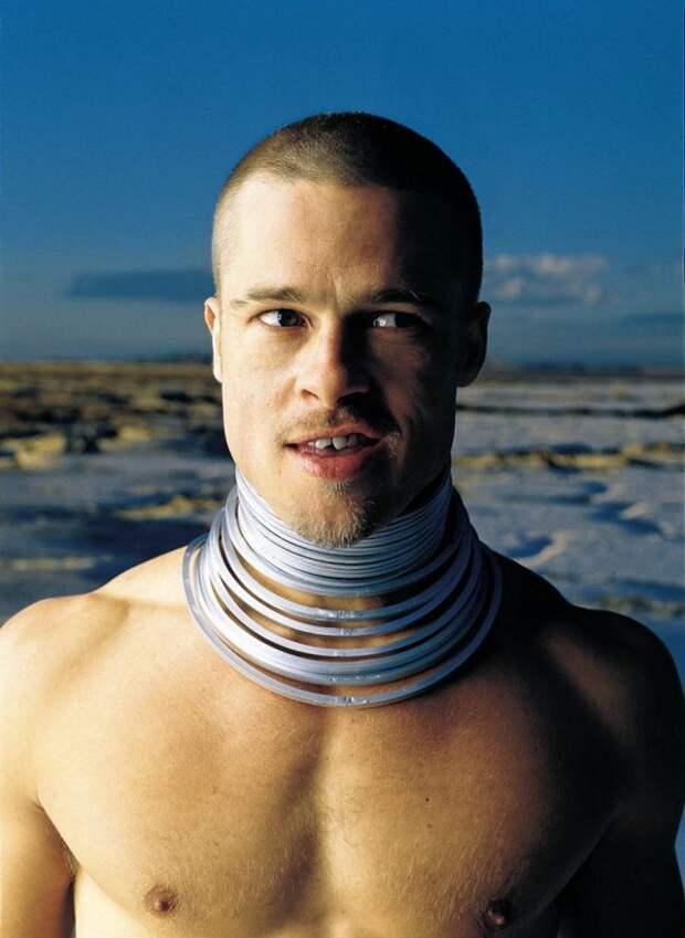 7 крутых фото Бреда Питта в платье в 1999 году для журнала Rolling Stone