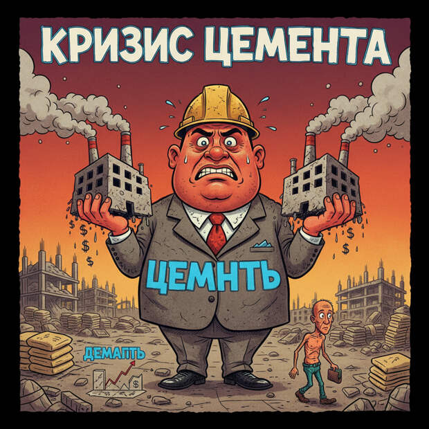 Крупнейший цементный гигант России остановил два завода из-за падения спроса