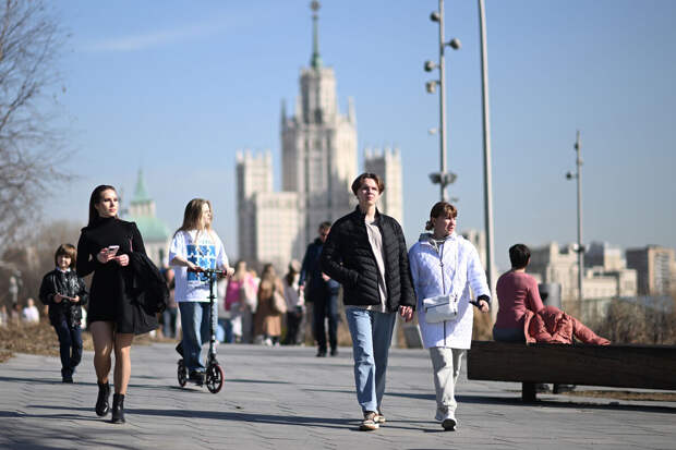 В воскресенье москвичей ожидает облачная погода до +30°С тепла