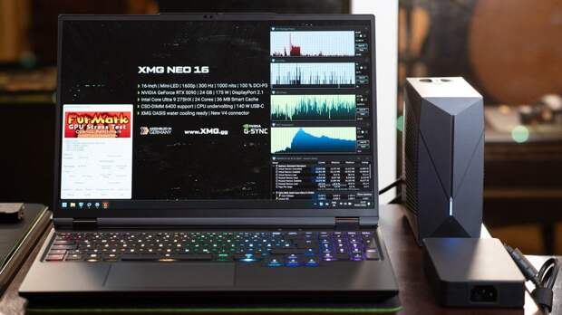 экран XMG NEO 16 экран XMG NEO 16