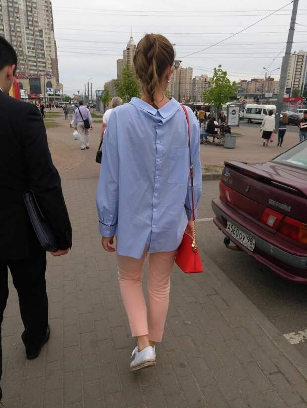Модные персонажи на питерских улицах
