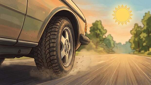 Автоэксперт предупредил о рисках езды на зимней резине в тёплую погоду