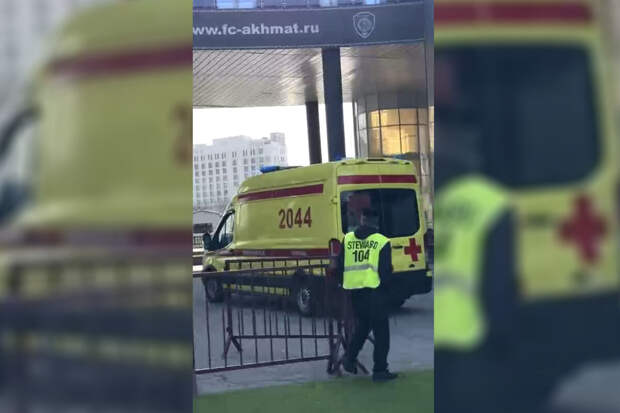 В "Ахмате" сделали заявление по состоянию Богосаваца, получившего удар в голову