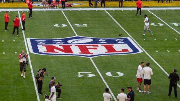 NFL logo at Super Bowl