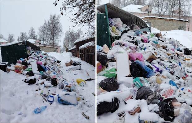 Донской, Новомосковск и Узловский район назвали худшими по вывозу мусора после снегопада