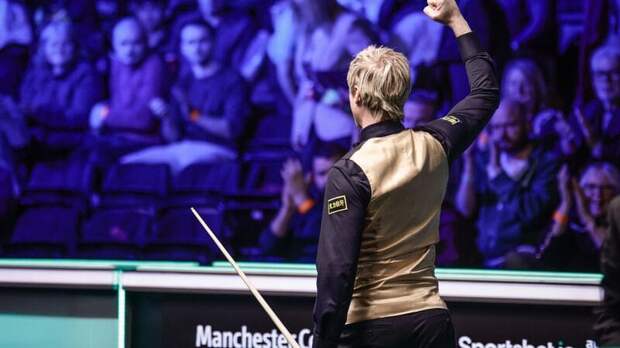 Tour Championship 2026: Робертсон одолел Хокинса и в 1/2 финала встретится с Джаддом Трампом