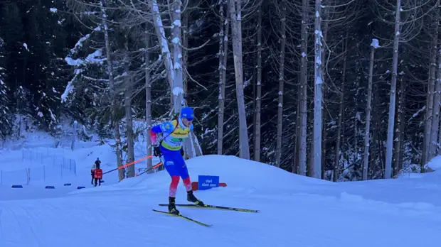 Буртасова и Бабиков завоевали золото в сингл-миксте на этапе Кубка IBU в Обертиллиахе