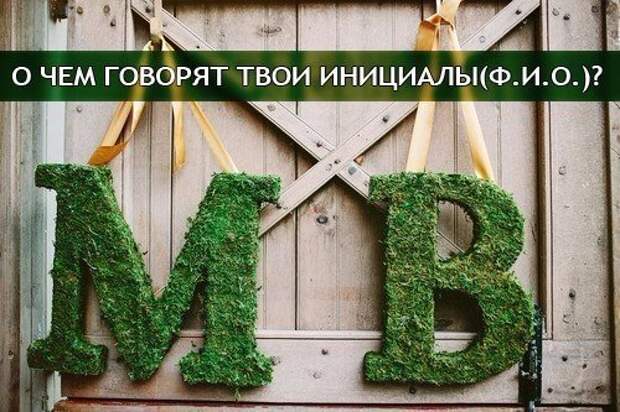 О чем говорят твои инициалы: Фамилия, Имя, Отчество О чем говорят твои инициалы: Фамилия, Имя, Отчество