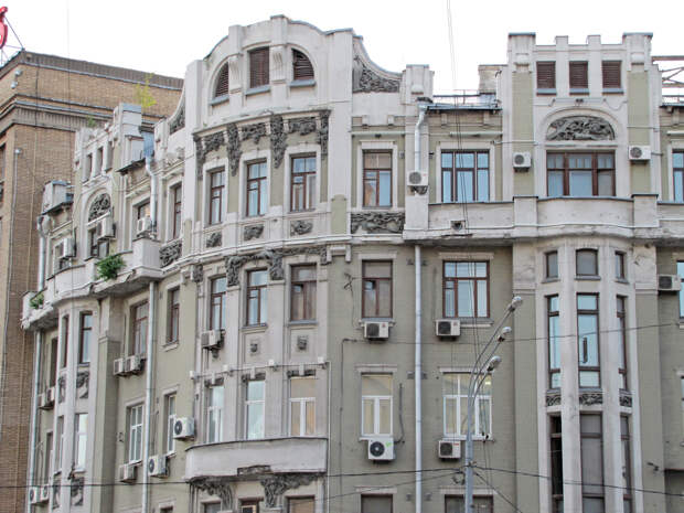 Причудливый декор московских домов в стиле модерн, ч.9