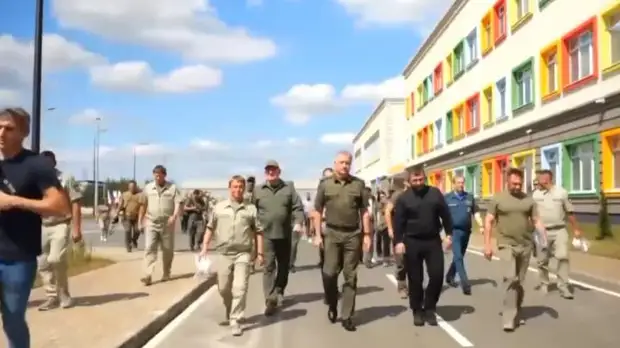 Тимур Иванов в Мариуполе. Скрин видео.