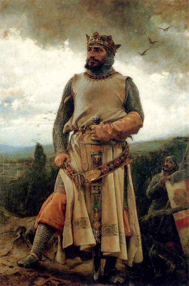 Ф. Прадилья. Портрет Альфонсо I Воителя. 1879 год