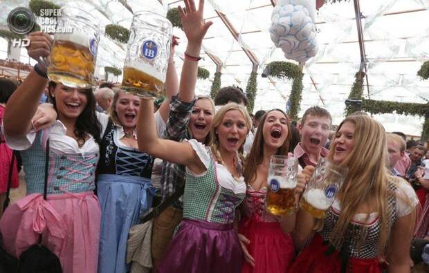 Девушеки Октоберфеста Фестиваль, германия, девушка, октоберфест, пиво