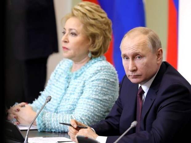 Матвиенко предложила Путину закрыть законодателей на полгода