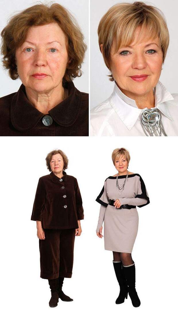 Совет стилиста пожилым женщинам в одежде прическе и макияже