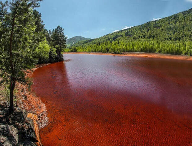 Кровавые озера Хакасии