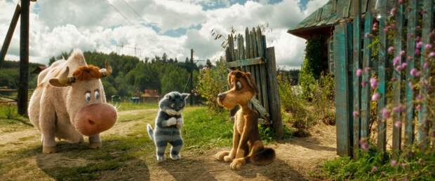 У них лапки: Павел Прилучный и Лиза Моряк ищут сына в трейлере фильма «Простоквашино»