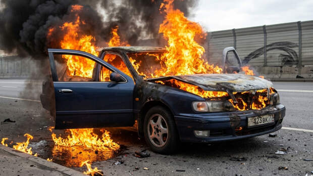 Спастись на ощупь: как выбраться из горящей машины, когда счет идет на секунды