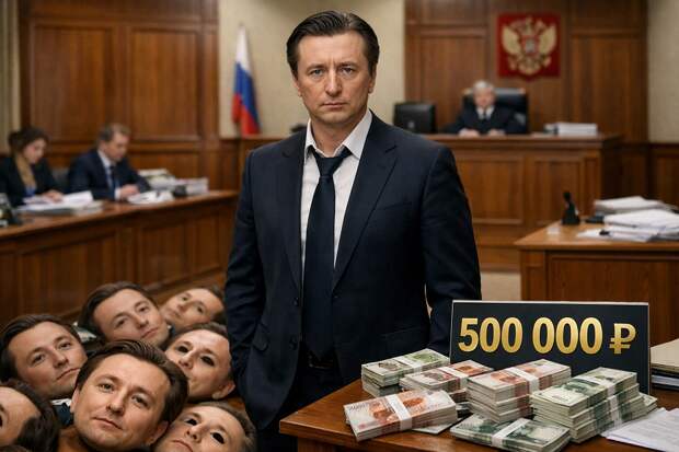 Безруков требует компенсацию за продажу масок с его лицом в 500 тысяч рублей