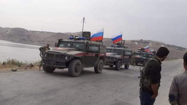 Российский военный патруль в Сирии. Источник изображения: 