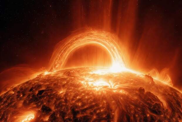 Самая мощная вспышка за две недели произошла на Солнце 25 февраля