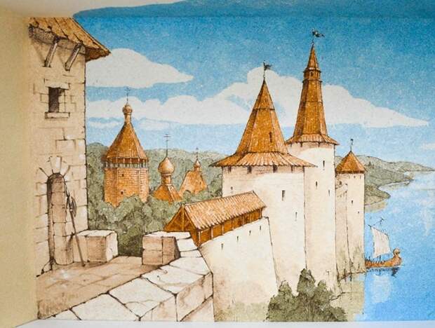 Рисунки жидкими обоями – идеальный вариант отделки (83 фото)