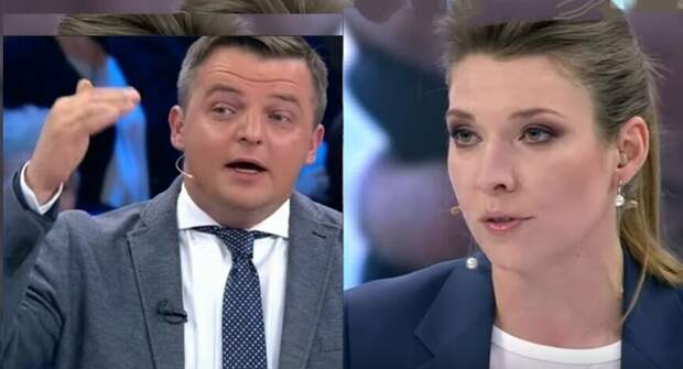 Украинец насмешил Скабееву словами о том, что с водой в Крым «затечет суверенитет Украины»