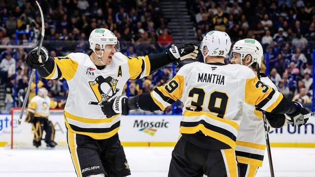 «Рейнджерс» без Панарина и Шестеркина проиграли «Питтсбургу» Малкина, у Гаврикова гол и ассист