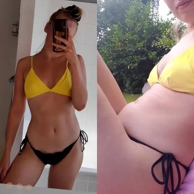 Датская блогерша показывает, как на самом деле выглядит во время съёмок "идеальных фото" для Instagram (26 фото)