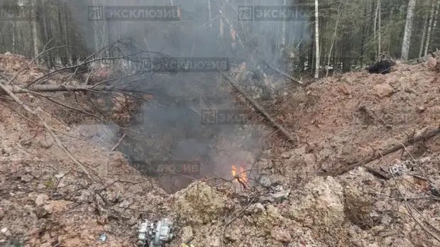 Экипаж разбившегося в Ленобласти МиГ-31 успел катапультироваться — видео