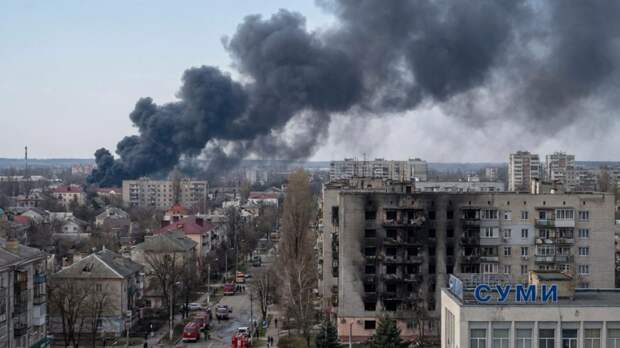 В украинских Сумах прогремел взрыв