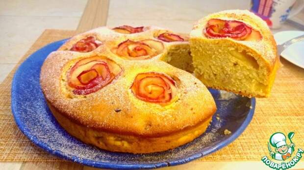 Нежнейший пирог с яблоками