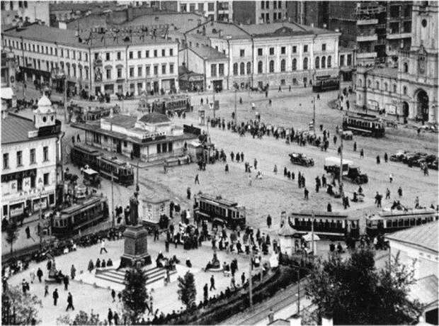 Страстная площадь СССР, история, фото