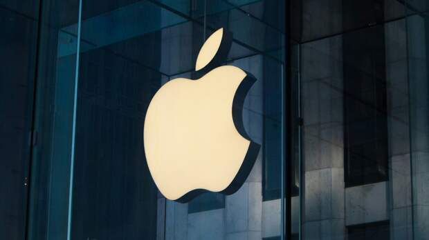 логотип Apple на магазине