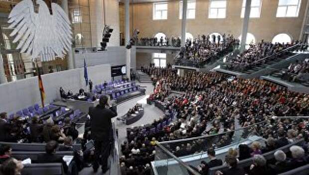 Здание рейхстага, где 18 марта 2012 года немецкие законодатели собрались, чтобы избрать нового президента страны