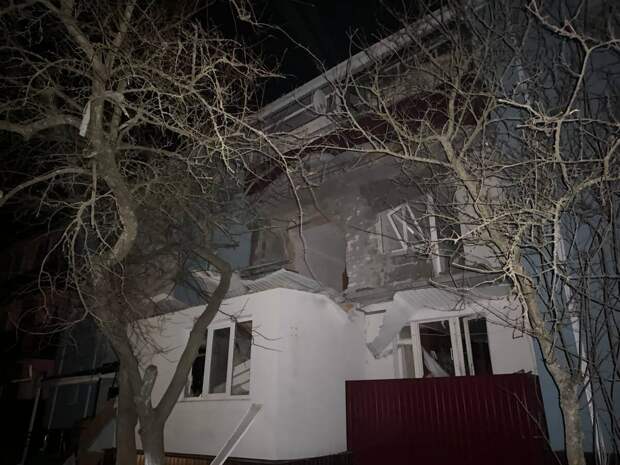 Козинка после налёта бандитов. Фото губернатора Белгородской области Гладкова. 