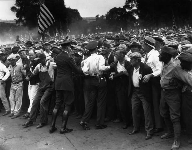 США в годы Великой Депрессии. Марш ветеранов Первой Мировой, 1932 год