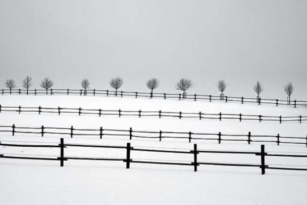 Чёрно-белые пейзажи в стиле минимализм, или простота, доведённая до совершенства