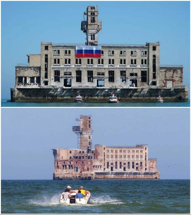 Теперь цех №8 своими развалинами привлекает любителей острых ощущений (Каспийск).