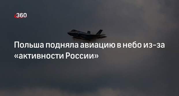 ВС Польши из-за «активности России» подняли в небо авиацию