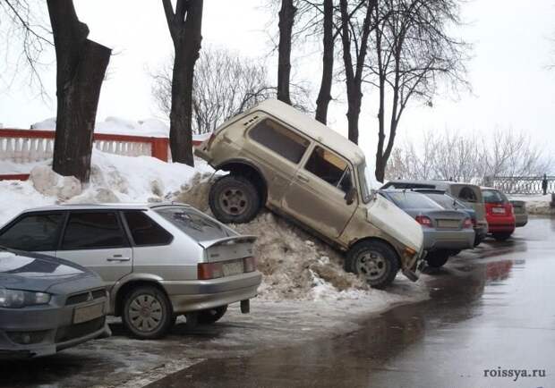 Зима авто, прикол, юмор