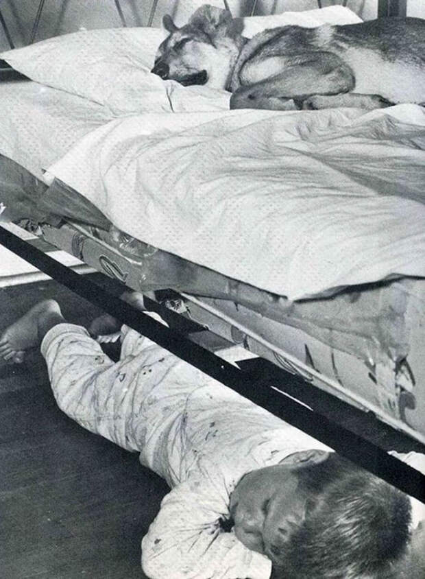 Boy Sharing Bed With His Best Friend