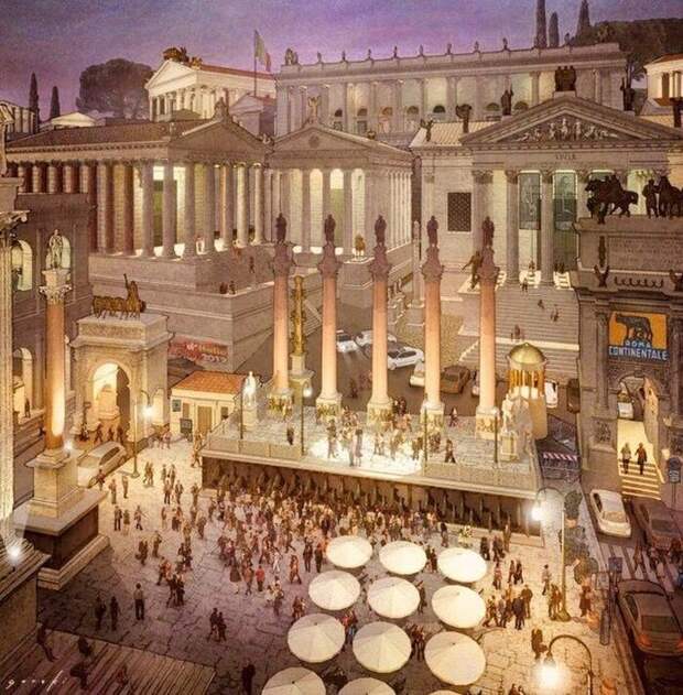 Как сегодня мог выглядеть Римский форум, если бы Рим не пал
