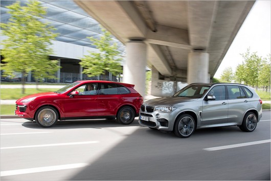 Тест-драйв: BMW X5 M против Porsche Cayenne Turbo S