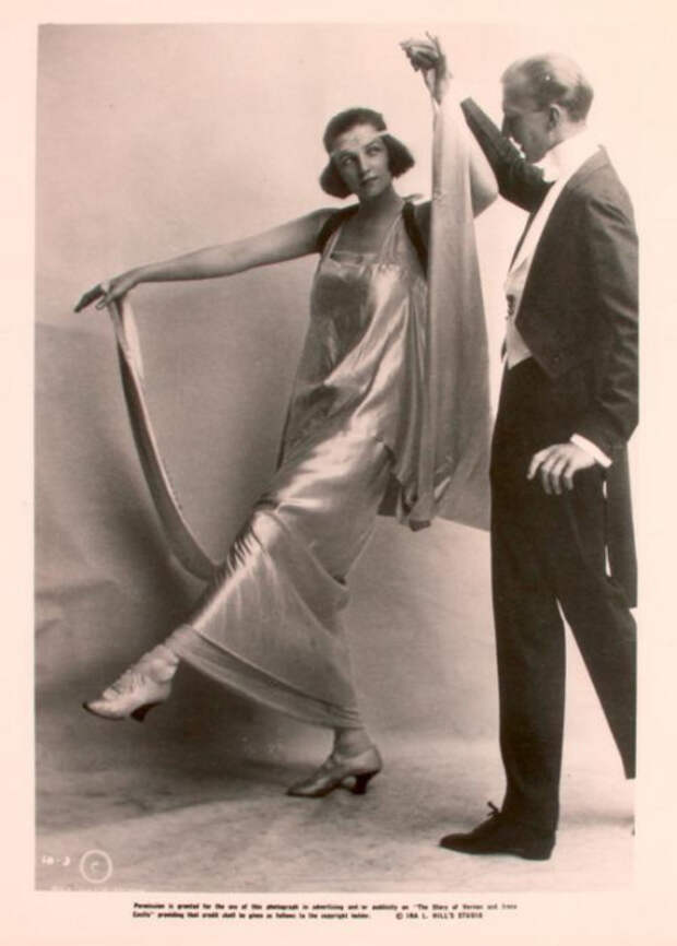 Вернон и Ирен Касл - танцоры, выступавшие в стиле аргентинского танго.