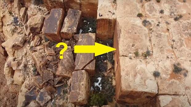 Два древних карьера. Рукотворный и природный